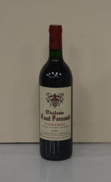 12 bottles CHT HAUT FERRAND 1993 POMEROL