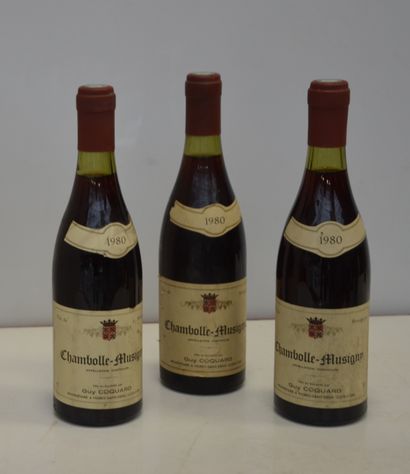 3 bouteilles CHAMBOLLE MUSIGNY COQUARD 1...