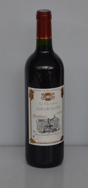 null 12 bottles BORDEAUX Red "Le Chevalier Marchand" 2009