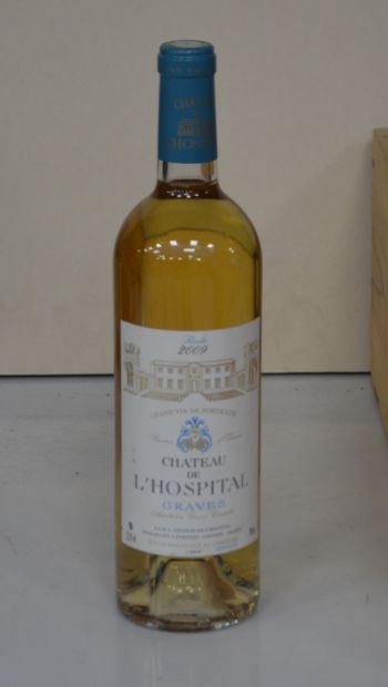 10 bottles CHÂTEAU DE L'HOSPITAL 2009