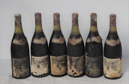 6 bottles POMMARD RUGENS MICHEL PONT 1978...