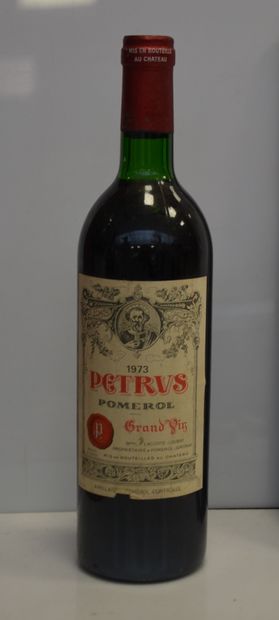 1 bouteille CHT PETRUS 1973 (bg, étiquette...