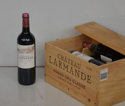 null 6 bottles CHÂTEAU LARMANDE ST EMILION GCC 2001