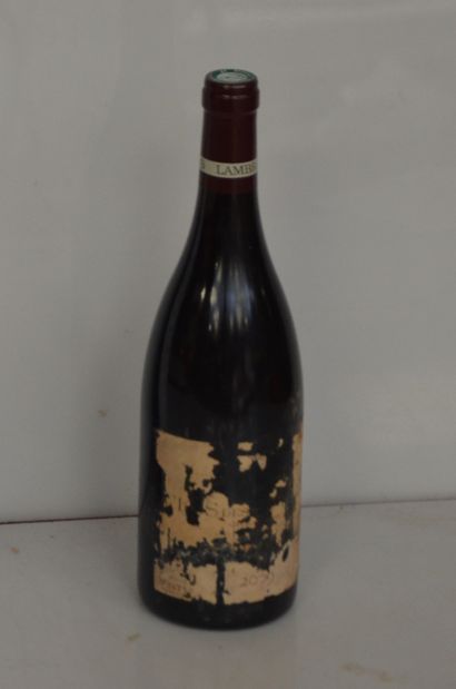 null 1 bottle CLOS DES LAMBRAYS 2009 (very damaged label)