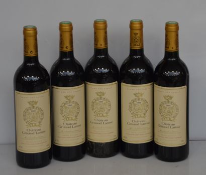 5 bottles CHT GRUAUD LAROSE1995