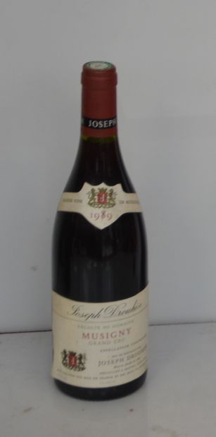 null 1 bottle MUSIGNY GRAND CRU ROUGE DROUHIN 1989