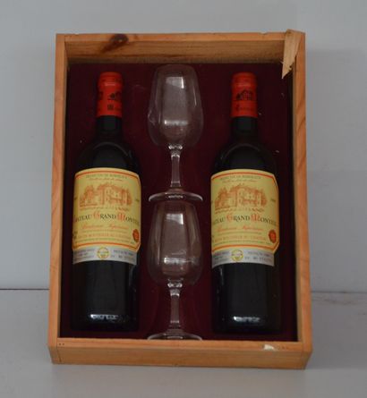 2 bouteilles CHÂTEAU GRAND MONTEIL 1975 ...