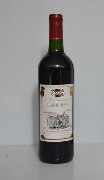 null 12 bouteilles BORDEAUX Rouge "Le Chevalier Marchand" 2009