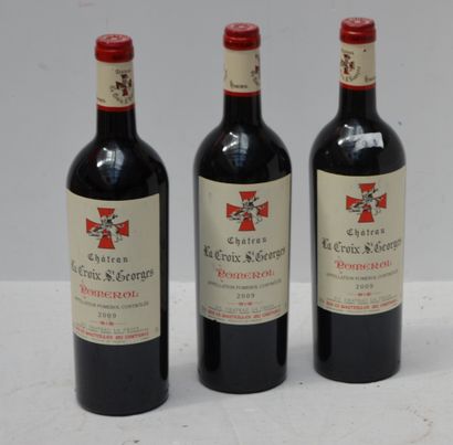 null 3 bottles CROIX ST GEORGES 2009