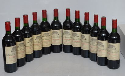  12 bouteilles CHÂTEAU LA MAISON BLANCHE 1994 Médoc BG 8 en 1994, 3 en 89 et 1 en...
