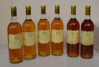 6 bottles CHT SUDUIRAUT : 2/1990, 4/1994...