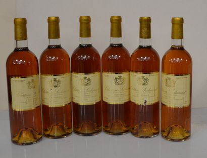 null 6 bottles CHT SUDUIRAUT 2003 (scratched labels)