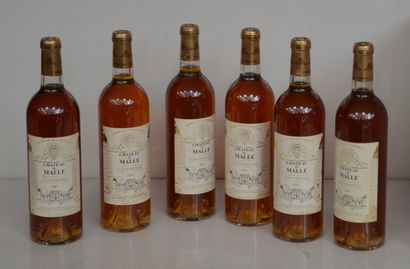 null 6 bouteiles CHÂTEAU DE MALLE SAUTERNES 2001