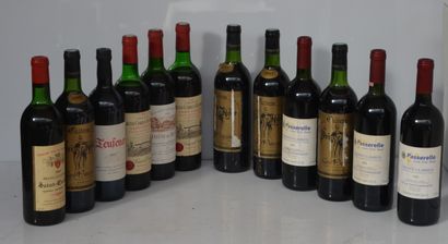12 bouteilles : 3 bts CHIANTI CLASSICO 1992,...