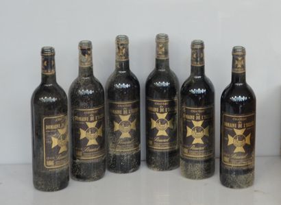 6 bouteilles CHT DOMAINE DE L'EGLISE POMEROL...