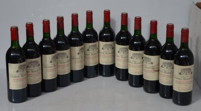 12 bouteilles CHÂTEAU MAISON BLANCHE 1994...