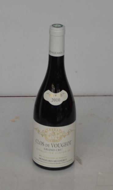 1 bouteille CLOS VOUGEOT 2010 Mongeard M...