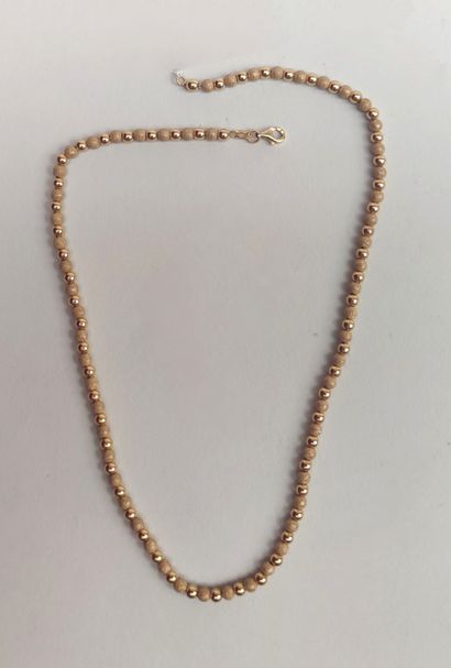  CHAIN in yellow gold 750°/00 decorated with...
