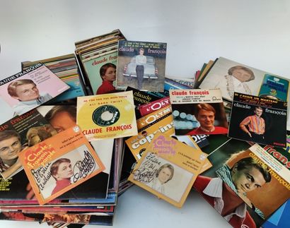 null ALMOST COMPLETE COLLECTION OF CLAUDE FRANCOIS' VINYL RECORDS

SET of 101 LPs,...