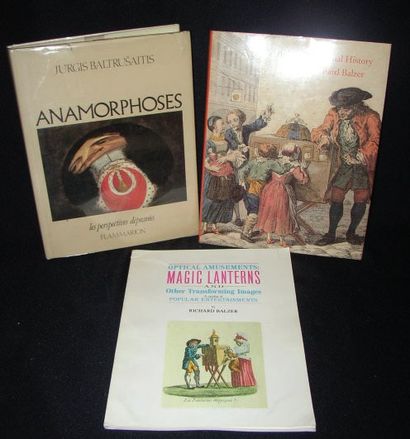 null Ensemble de livres spécialisés sur les poupées et jouets, comprenant : Anamorphoses...