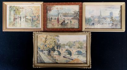 null 
René LEVERD (1872-1938)



View of the Pont-Marie in Paris

animations near...