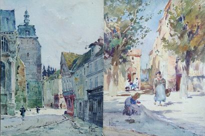 
René LEVERD (1872-1938)



Old street in...