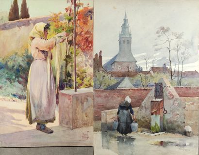 
René LEVERD (1872-1938)



Deux aquarelles...