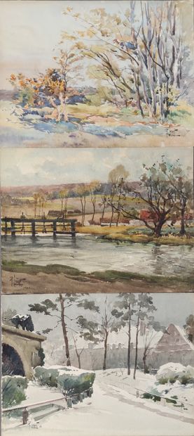 
René LEVERD (1872-1938)



Country landscape.

Watercolor...