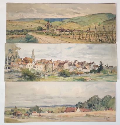 null 
René LEVERD (1872-1938)



Various landscapes and seashores.

Set of six watercolors...