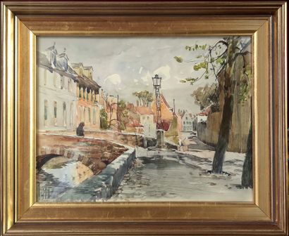 null 
René LEVERD (1872-1938)



Canal à Bruges, 1912



Jour de Marché à Hesdin,...
