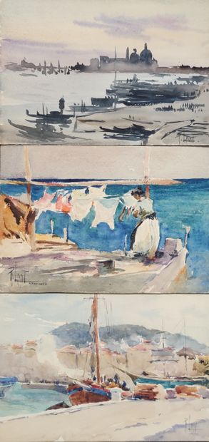 
René LEVERD (1872-1938)



Sailboat at the...