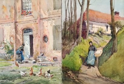 
René LEVERD (1872-1938)



Deux aquarelles...