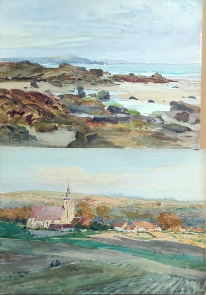 null 
René LEVERD (1872-1938)



View of the village of Huby-Saint-Leu

Watercolor...