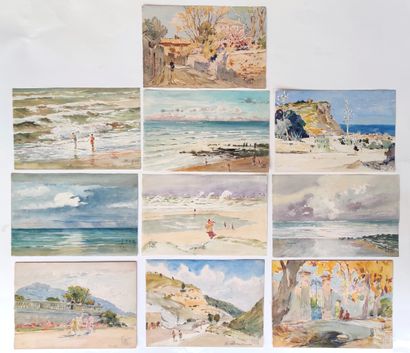 null 
René LEVERD (1872-1938)



Paysages divers et bords de mers avec personnages.

Ensemble...