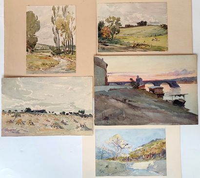 
René LEVERD (1872-1938)



Various landscapes.

Set...