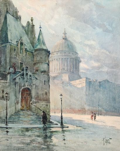 null 
René LEVERD (1872-1938)



View of the Pantheon in Paris.

Watercolor signed...
