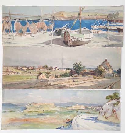 null 
René LEVERD (1872-1938)



Various landscapes and seashores.

Set of six watercolors...