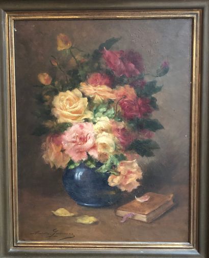 null 
Madeleine LEMAIRE (1845-1928)   

Vase de roses        

Huile sur toile, porte...