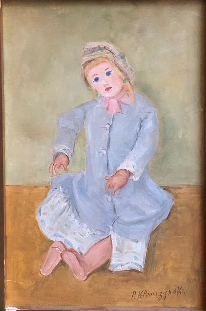 null 
Pierre KLEMCZYNSKI (1910-1991)

Les poupées

Deux huiles sur toiles, signées...