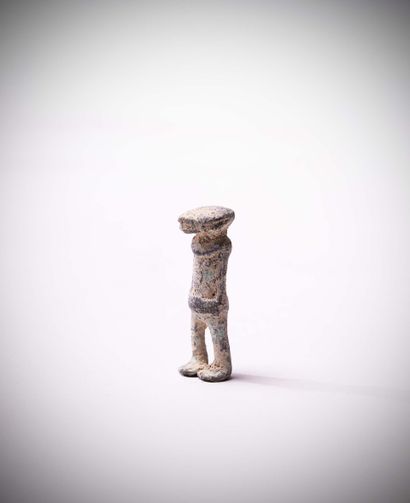 null Sao

(Tchad) Figuration humaine en bronze à patine de fouille oxydée et terreuse.

Cette...