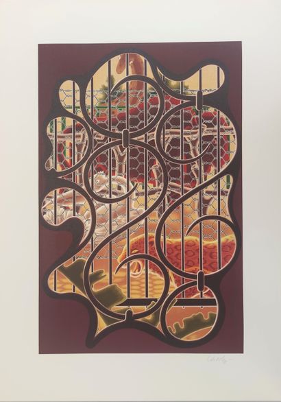 null 
Victor VASARELY (1906-1997)

Composition

Serigraph signed in graphite by the...