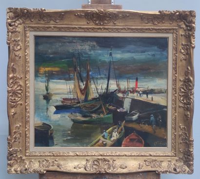 null Olivier FOSS (1920-2014)

The port

Oil on canvas signed lower right 54 X 65...