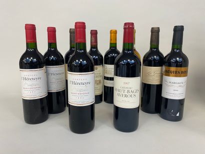 null 10 BOUT : 1 CHT DU TERTRE MARGAUX 2005, 1 CHT BOYD CANTENAC 2011, 1 CHT LES...