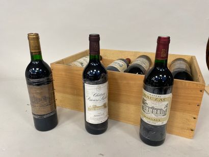 null 13 BOUT MARGAUX DONT CHT PRIEURE LICHINE 1986, 1993, 1995 et 2000, CHT D'ISSAN...