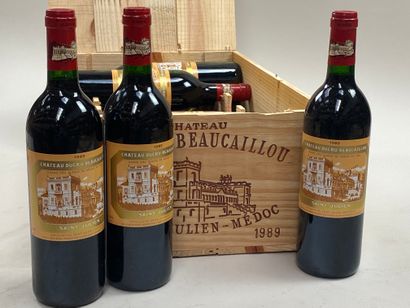 12 bouteilles Château Ducru-Beaucaillou 1989...
