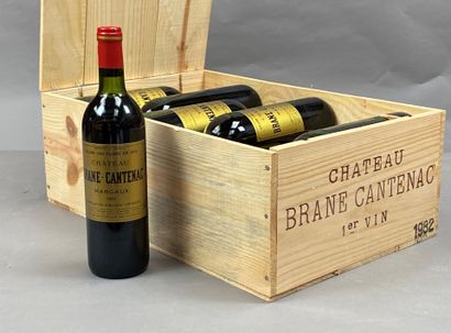 null 12 bottles Château Brane Cantenac 1982 2nd GCC Margaux CB (BG)