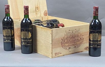 null 12 bouteilles Château Palmer 1985 3ème GCC Margaux CB