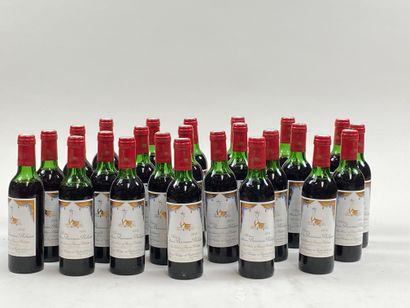 24 1/2 bouteilles Château Mouton Baronne...