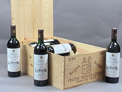 12 bouteilles Château Prieuré-Lichine 1985...