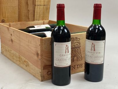 null 12 bottles Château Latour 1978 1er GCC Pauillac CB (BG/NTLB)